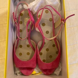 Boden women’s low-heeled open-toed sling-backs